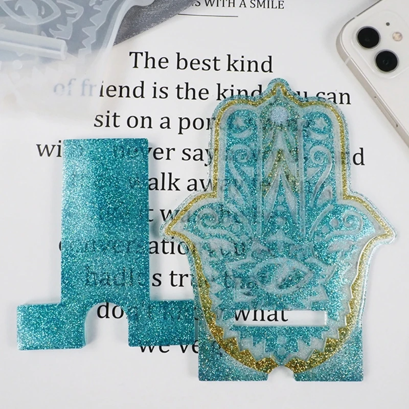 Crystal Epoxy Resin Mold DIY Cellphone Bracket Mobile Phone Stand Silicone Mould F3MF
Crystal Epoxy Resin Mold DIY Cellphone Bracket Mobile Phone Stand Silicone Mould F3MF
