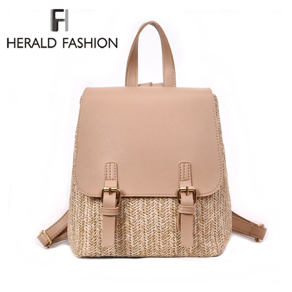 Соломенный рюкзак Herald Fashion для женщин, качественные дорожные сумки для девочек-подростков, милый ранец, Прямая поставка, на осень
Соломенный рюкзак Herald Fashion для женщин, качественные дорожные сумки для девочек-подростков, милый ранец, Прямая поставка, на осень