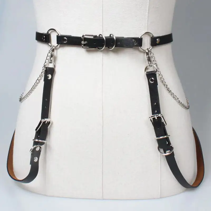 Multi-purpose waist chain strap chain dark hip-hop trendy fan belt punk leather explosive waist chain jk chain belt ins
Multi-purpose waist chain strap chain dark hip-hop trendy fan belt punk leather explosive waist chain jk chain belt ins
