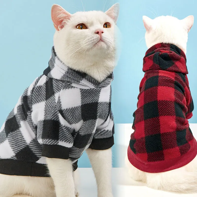 Fashion Pet Clothing Pet Check Hood Pullover Sweater Dog Hoodie Color Matching Hoodie Warm Hoodie Pet Supplies Stylish Casual
Fashion Pet Clothing Pet Check Hood Pullover Sweater Dog Hoodie Color Matching Hoodie Warm Hoodie Pet Supplies Stylish Casual
