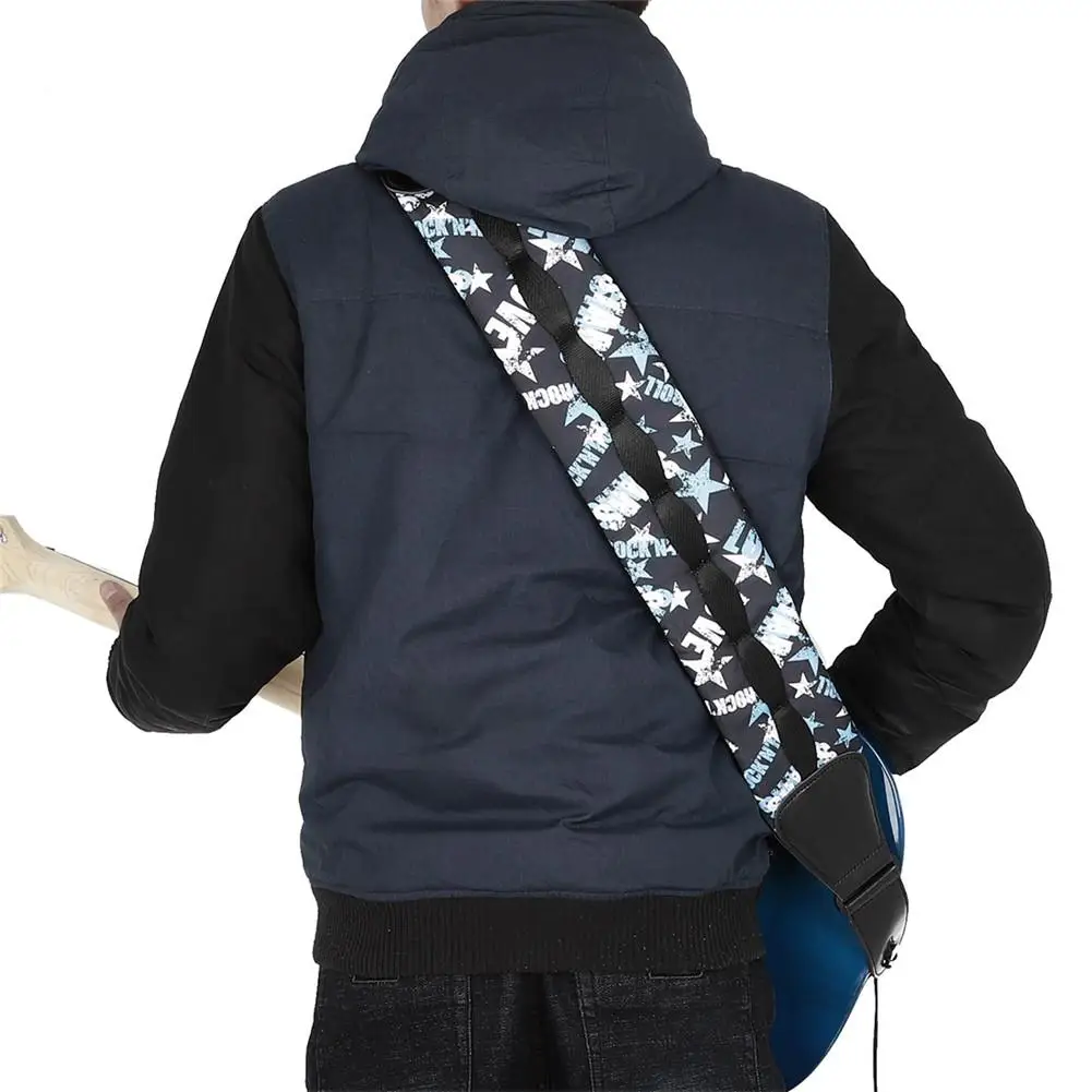 GS-05 Guitar Strap Cotton Padded Belt Bass Shoulder Strap Stars Pattern Thickened Stress Relief Band for Stringed Instrument
GS-05 Guitar Strap Cotton Padded Belt Bass Shoulder Strap Stars Pattern Thickened Stress Relief Band for Stringed Instrument