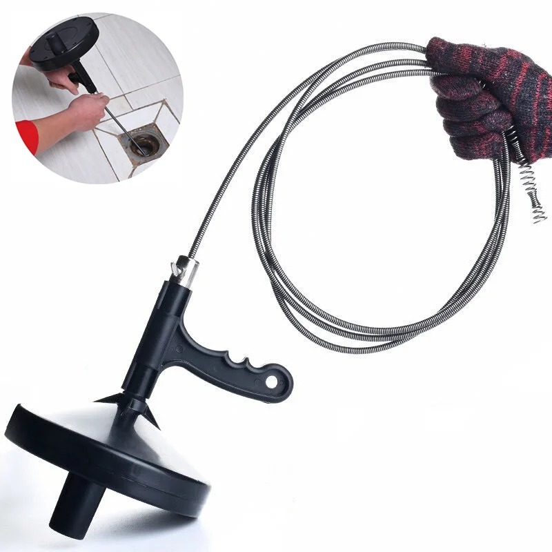 New kitchen toilet Hand-through sewer tools pipe dredger Sink drain cleaner Tub Toilet Dredge Cleaner Household cleaning tools
New kitchen toilet Hand-through sewer tools pipe dredger Sink drain cleaner Tub Toilet Dredge Cleaner Household cleaning tools