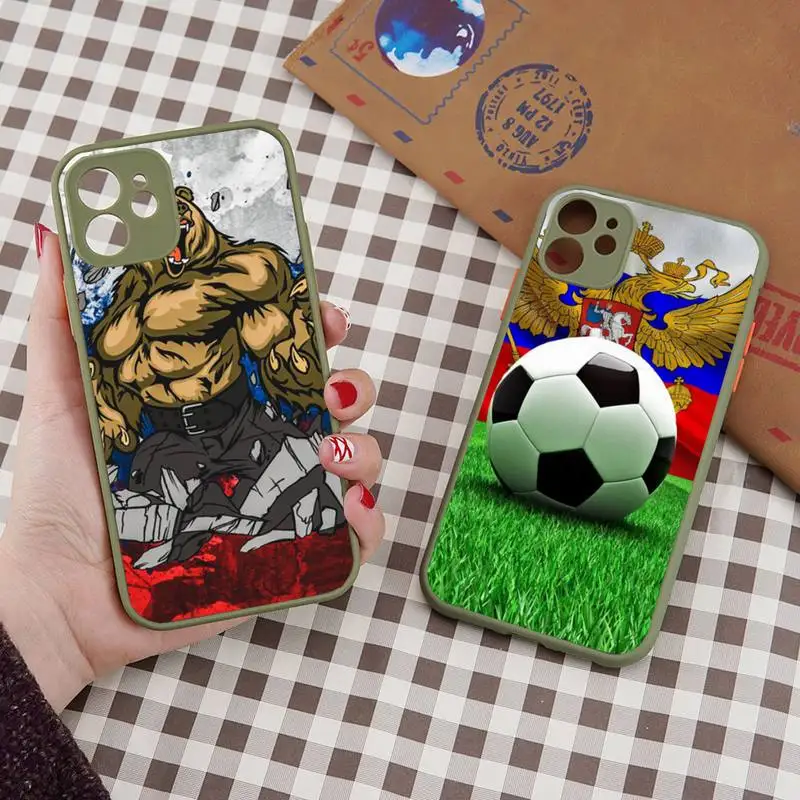 Russian flag Phone Case For iPhone 12 11 Mini Pro XR XS Max 7 8 Plus X Matte transparent Back Cover
Russian flag Phone Case For iPhone 12 11 Mini Pro XR XS Max 7 8 Plus X Matte transparent Back Cover