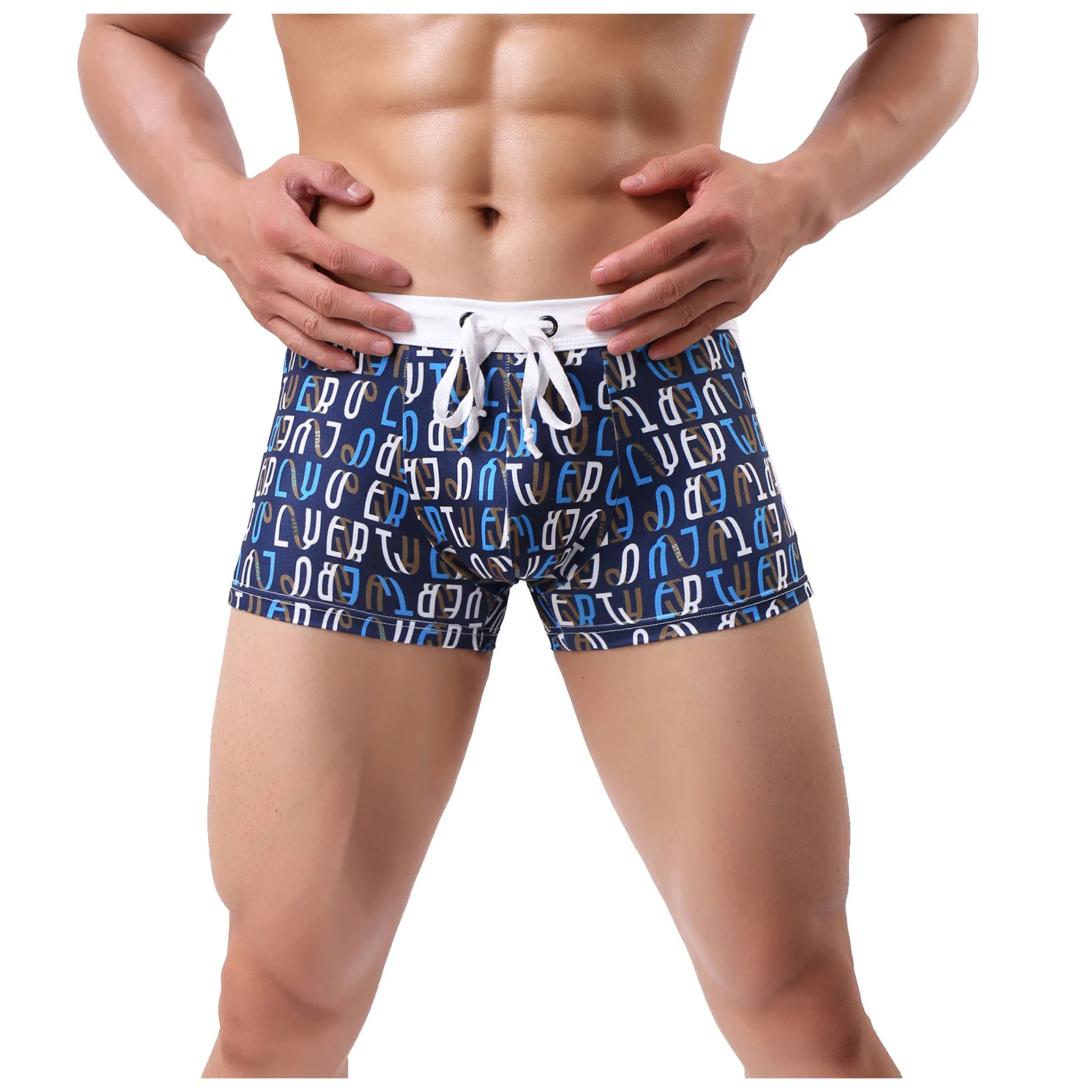 Men's Four-corner Printed Swimming Trunks Male Casual Sports Pants Fitness Pants Beach Pants Boxer Shorts Sports Pants
Men's Four-corner Printed Swimming Trunks Male Casual Sports Pants Fitness Pants Beach Pants Boxer Shorts Sports Pants
