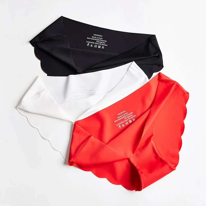 New Seamless Panty Women's Panties Soild Underwear Silk Female Intimates Ladies Mid-Rise Briefs Sexy Lingerie Ruffle Underpants
New Seamless Panty Women's Panties Soild Underwear Silk Female Intimates Ladies Mid-Rise Briefs Sexy Lingerie Ruffle Underpants