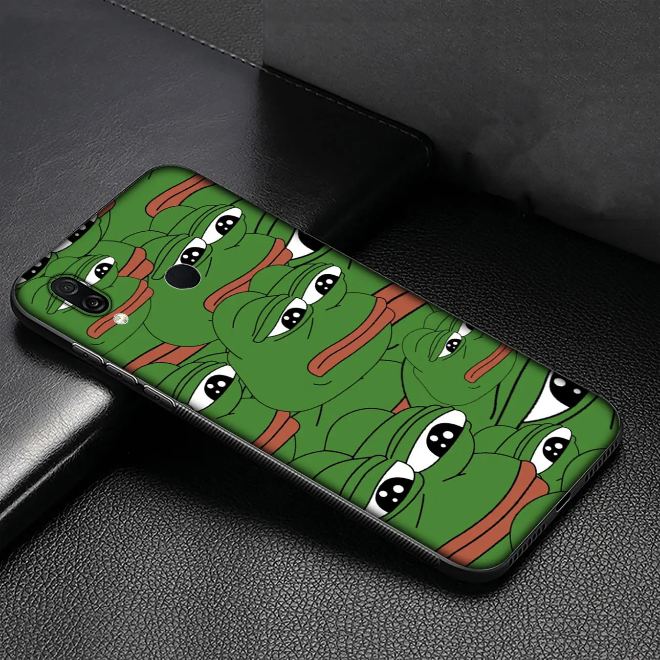 Мягкий силиконовый чехол IYICAO с Пепе мемами грустная лягушка для Huawei Y9 Y7 Y6 Prime 2019