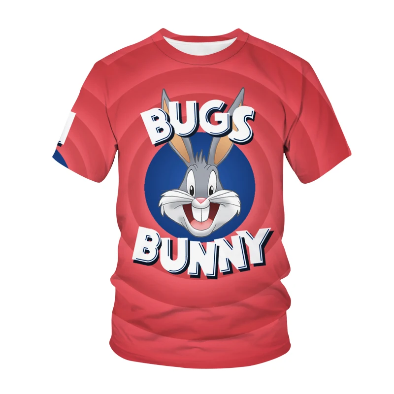 2021 New Bugs Bunny 3D Printing T-shirt Anime Street Men's Women's Fashion Short Sleeve Harajuku Style Children Boys Girls T-shi
2021 New Bugs Bunny 3D Printing T-shirt Anime Street Men's Women's Fashion Short Sleeve Harajuku Style Children Boys Girls T-shi
