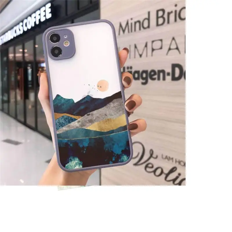 Mountain Marble Moon pattern Phone Cases matte transparent For iphone 7 8 11 12 plus mini x xs xr pro max cover
Mountain Marble Moon pattern Phone Cases matte transparent For iphone 7 8 11 12 plus mini x xs xr pro max cover