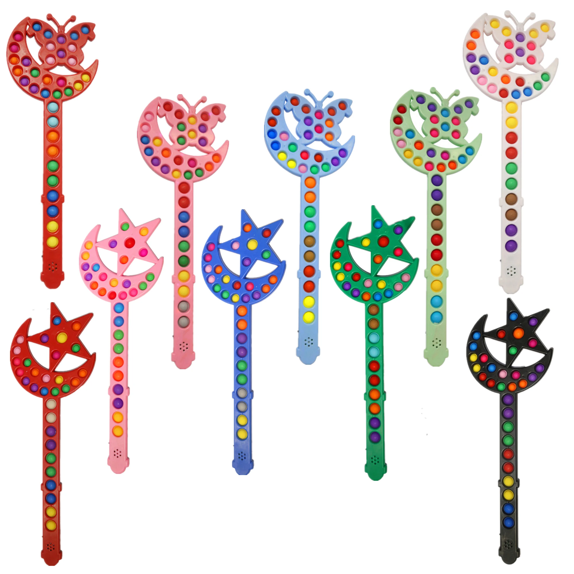 Fairy Stick Pop It Push Bubble Fidget Toys Adult Stress Relief Squeeze Toys Antistress Popit Soft Squishy Gifts Fairy Rod Toy
Fairy Stick Pop It Push Bubble Fidget Toys Adult Stress Relief Squeeze Toys Antistress Popit Soft Squishy Gifts Fairy Rod Toy