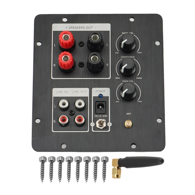 Subwoofer Speaker Amplifier Board Bluetooth TPA3116 Audio 50Wx2 +100W Sub Amplifier with Independent 2.0 Output
Subwoofer Speaker Amplifier Board Bluetooth TPA3116 Audio 50Wx2 +100W Sub Amplifier with Independent 2.0 Output