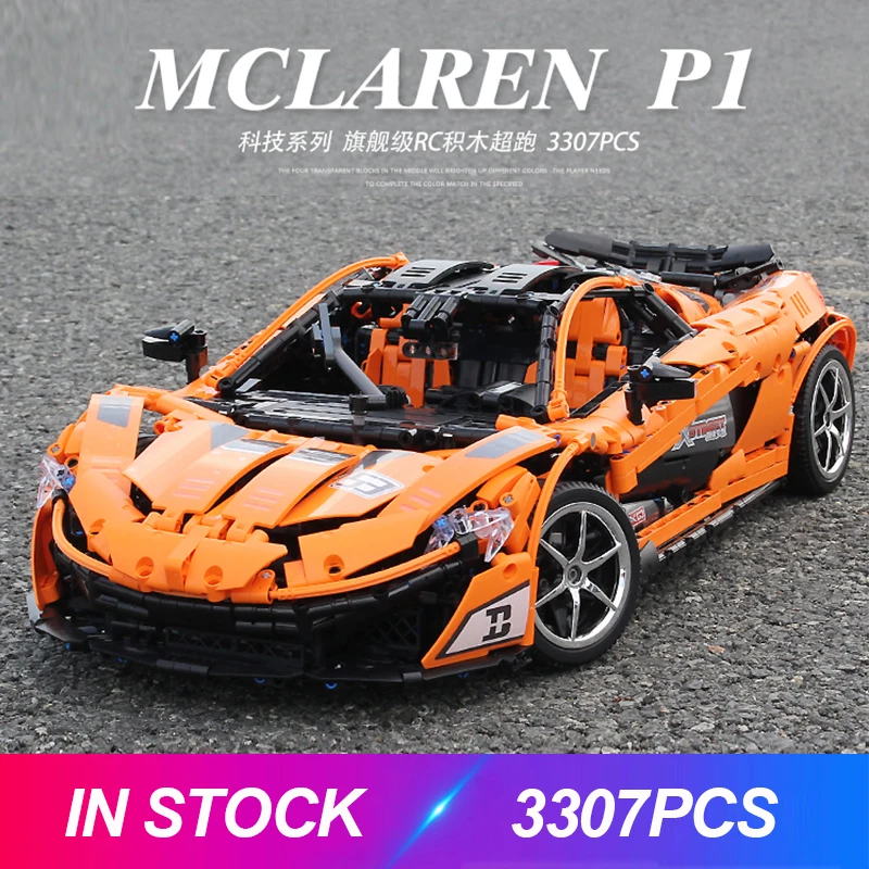 Новый Супер гоночный автомобиль модель Mclaren совместимый дизайн Voiture Moc 16015 IepinSet 20087