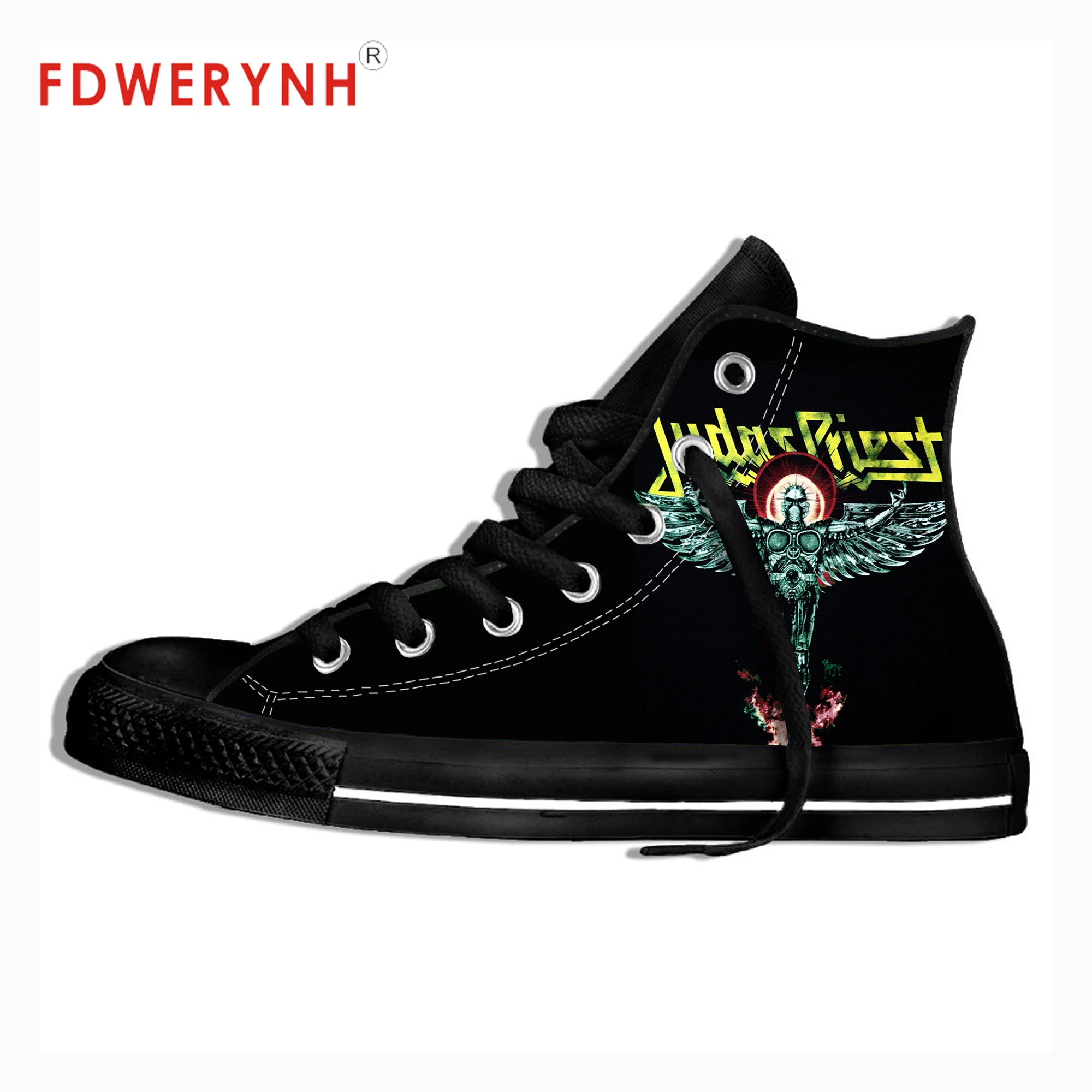 Men Walking Shoes Black Judas Priest Metal Music Rock Band Make Your Own Fashion Cool Street Breathable Brand Canvas Shoes
Men Walking Shoes Black Judas Priest Metal Music Rock Band Make Your Own Fashion Cool Street Breathable Brand Canvas Shoes
