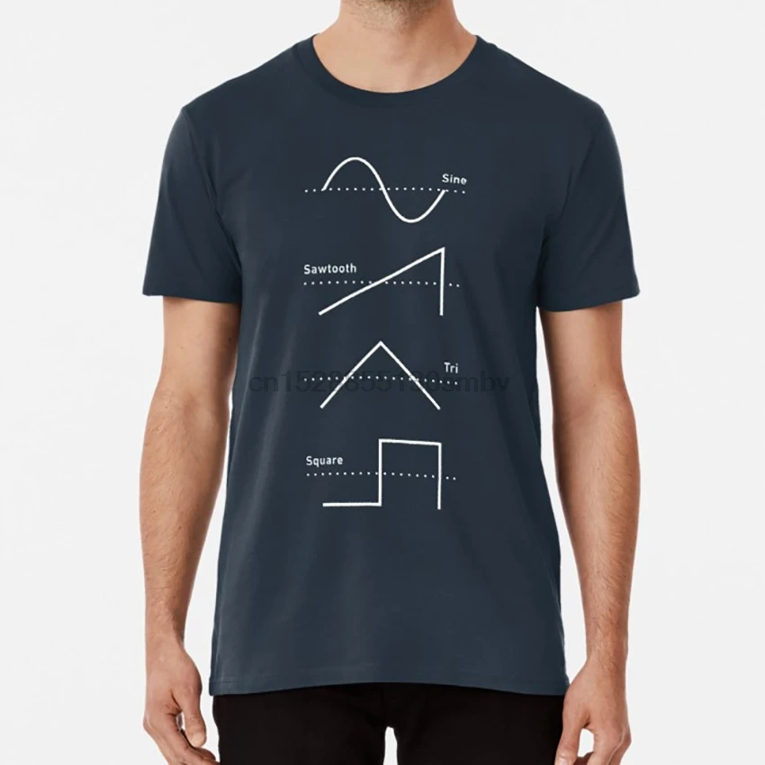 Synthesizer Nerd Audio Waveforms футболка synth synthesizer waveform audiophile dj музыкальный продюсер аудио