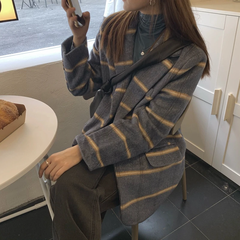 New Style Fashion Elegant Autumn and Winter Women Korean -Style Loose Casual Woolen Overcoat Jacket Coat
New Style Fashion Elegant Autumn and Winter Women Korean -Style Loose Casual Woolen Overcoat Jacket Coat