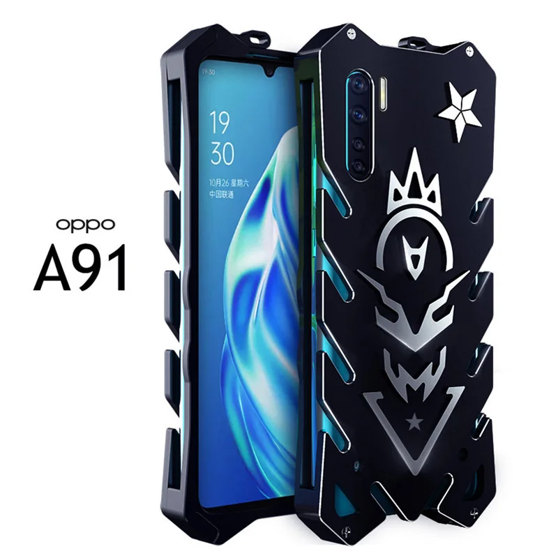 For OPPO A91 Zimon Luxury New Thor Heavy Duty Armor Metal Aluminum Phone Case For OPPO A91 Case 6.4"
For OPPO A91 Zimon Luxury New Thor Heavy Duty Armor Metal Aluminum Phone Case For OPPO A91 Case 6.4"