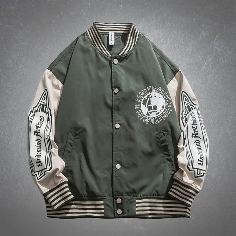 Куртка мужская спортивная бейсбольная в стиле хип-хоп, модная Молодежная куртка с принтом, повседневное пальто в стиле колледжа, Chaquetas
Куртка мужская спортивная бейсбольная в стиле хип-хоп, модная Молодежная куртка с принтом, повседневное пальто в стиле колледжа, Chaquetas