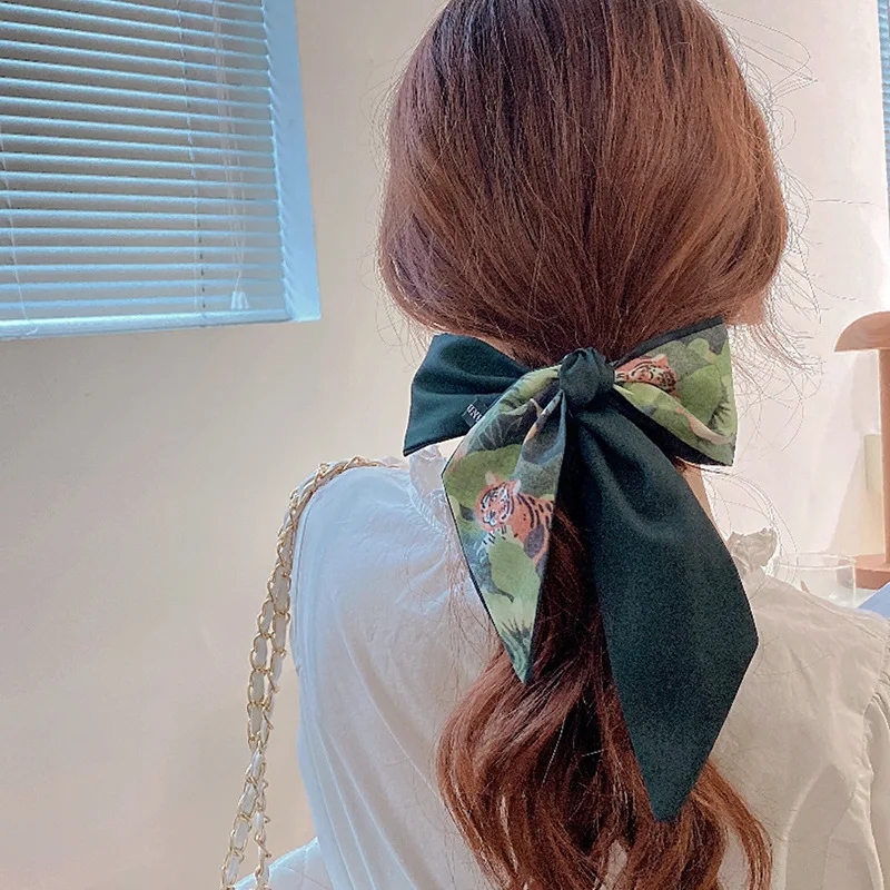 Hair Tie Scrunchies Women Girls Elastic Hair Bands Hair Accessories Floral Print Bow Satin Long Ribbon Ponytail Scarf
Hair Tie Scrunchies Women Girls Elastic Hair Bands Hair Accessories Floral Print Bow Satin Long Ribbon Ponytail Scarf