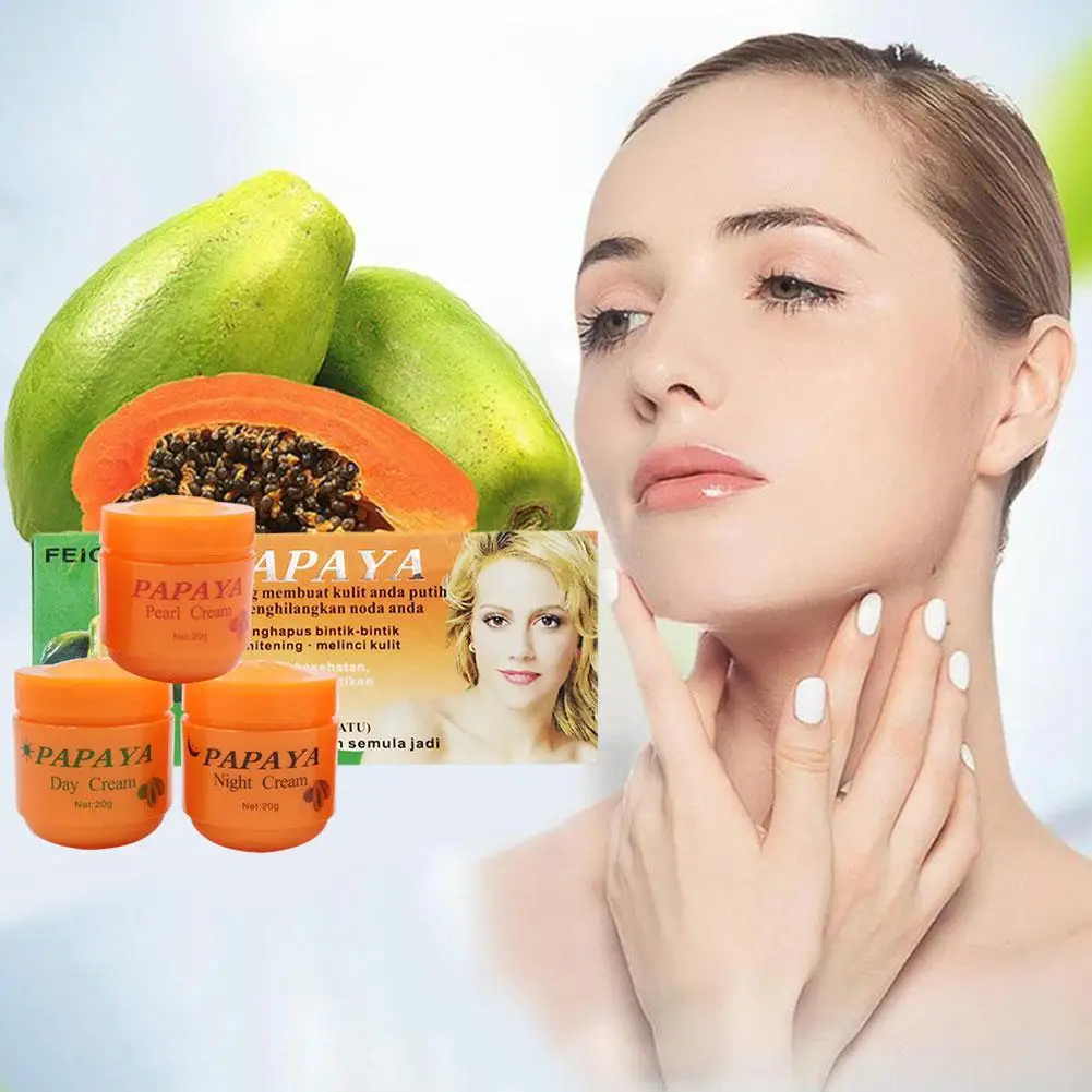 New Papaya Whitening Cream For Face Anti Freckle Day Moisturizing Care Cream Smooth Moisture Provide For Skin Night Pearl V1V1
New Papaya Whitening Cream For Face Anti Freckle Day Moisturizing Care Cream Smooth Moisture Provide For Skin Night Pearl V1V1