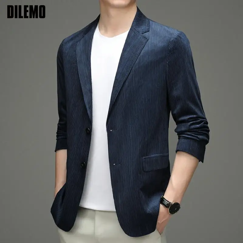 High End New Designer Brand Luxury Casual Fashion Business Slim Fit Night Mens Blazer Suite Jacket Elegant Mens Clothing 2021
High End New Designer Brand Luxury Casual Fashion Business Slim Fit Night Mens Blazer Suite Jacket Elegant Mens Clothing 2021