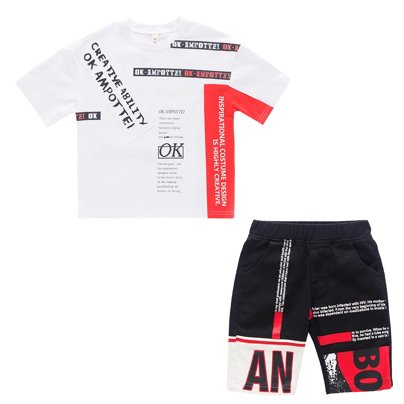 New Summer Boys Clothing Sets Children T-shirt Short Sleeve +Pants Set Two Pieces Set Kids Baby Boys Clothes 4 5 7 9 11 13 15Yrs
New Summer Boys Clothing Sets Children T-shirt Short Sleeve +Pants Set Two Pieces Set Kids Baby Boys Clothes 4 5 7 9 11 13 15Yrs