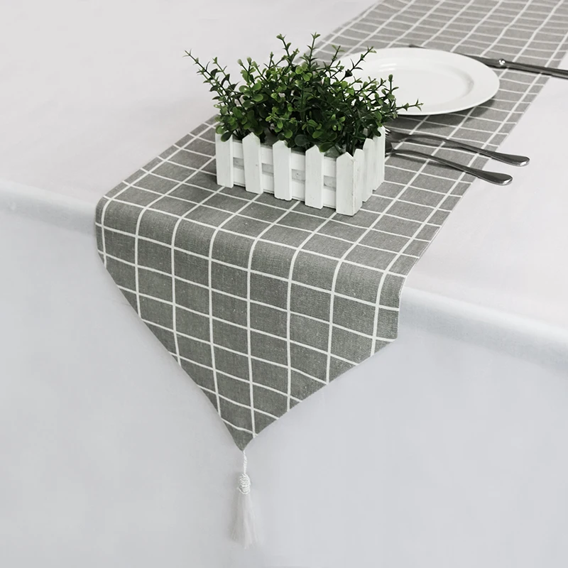 1pcs 33x180cm Luxury Linen Plaid Table Runners Home Decoration Modern Style Table Runner Cloth For Wedding Party Decorations
1pcs 33x180cm Luxury Linen Plaid Table Runners Home Decoration Modern Style Table Runner Cloth For Wedding Party Decorations