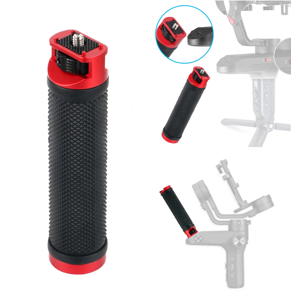 BGNING Gimbal Handle Grip with 1/4 3/8 Cold Shoe Mount for ZHIYUN WEEBILL S WEEBILL LAB Gimbal Handgrip for Monitor Microphone
BGNING Gimbal Handle Grip with 1/4 3/8 Cold Shoe Mount for ZHIYUN WEEBILL S WEEBILL LAB Gimbal Handgrip for Monitor Microphone
