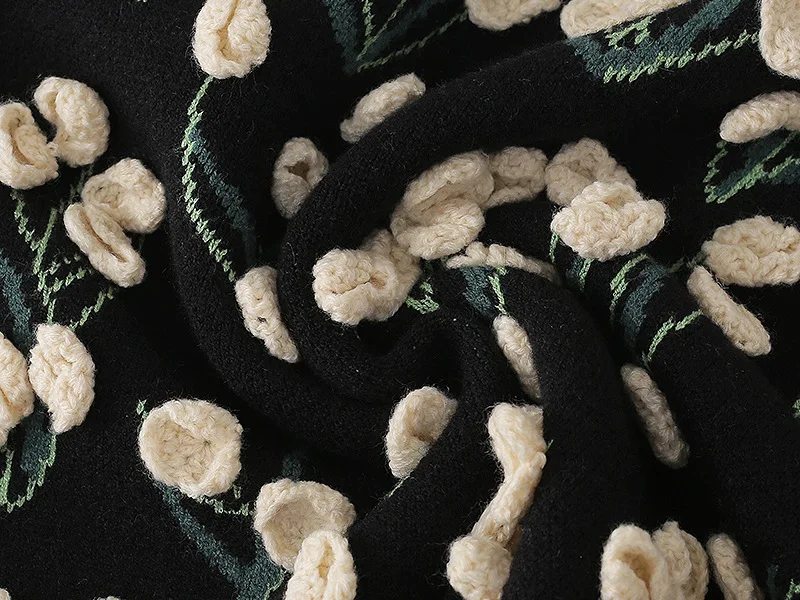 Qooth Oversized Thick Winter Sweater Women 2020 New Hand Crochet 3D Floral Sweaters Women Pullovers Jumpers Black Sweater QT404
Qooth Oversized Thick Winter Sweater Women 2020 New Hand Crochet 3D Floral Sweaters Women Pullovers Jumpers Black Sweater QT404