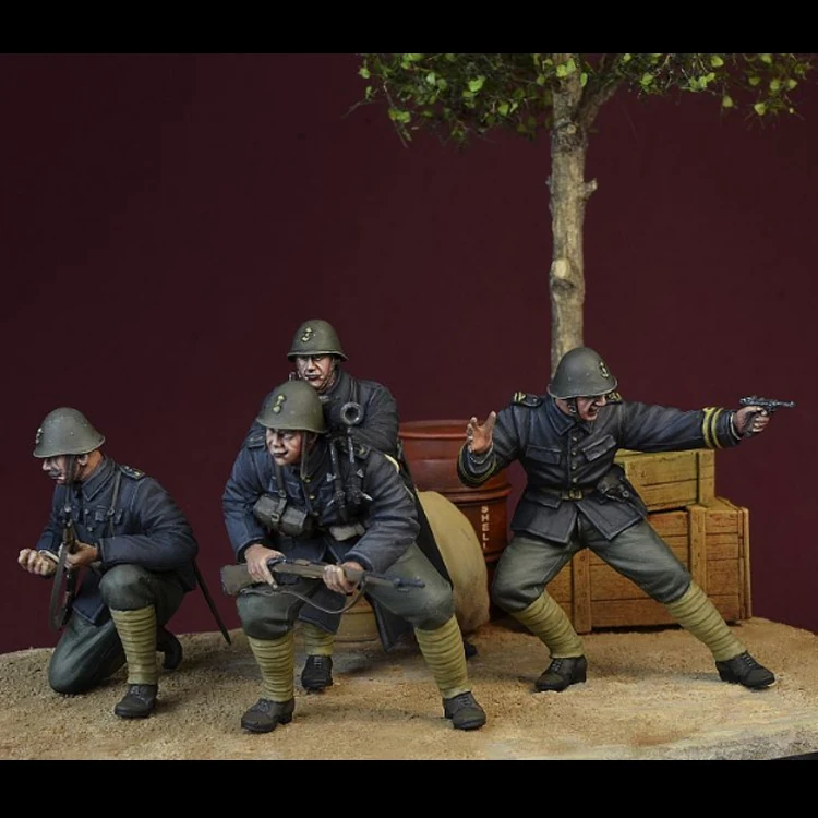 Модель 1/35 из смолы GK Soldier De Compact Duivels, черный демон Второй мировой войны, Голландская армия, Роттердам 1940, несобранный и Неокрашенный комплект
Модель 1/35 из смолы GK Soldier De Compact Duivels, черный демон Второй мировой войны, Голландская армия, Роттердам 1940, несобранный и Неокрашенный комплект
