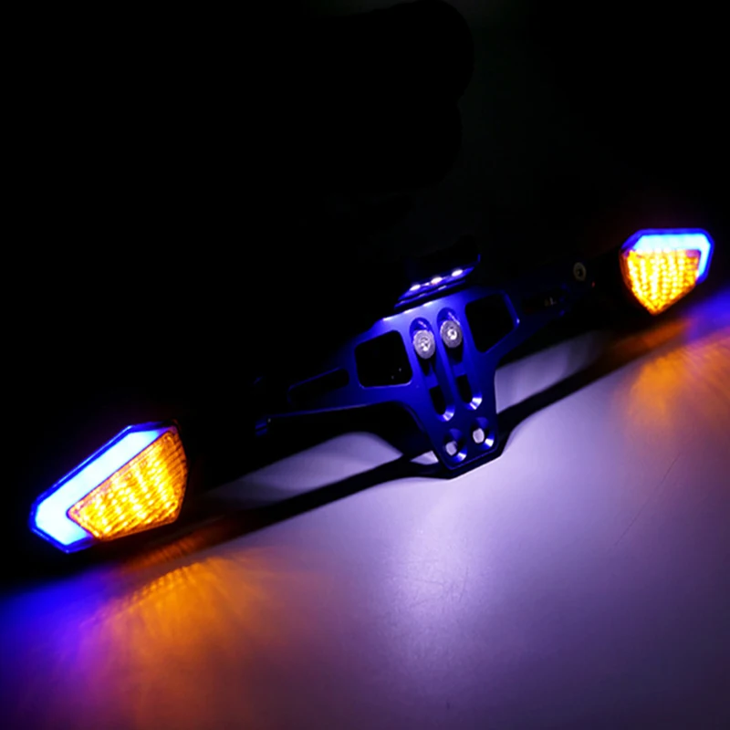 For Honda X4 NC700 SX VFR 1200 / F XL 1000 CBR 125R Universal motorcycle license plate turn signal mounting bracket with light
For Honda X4 NC700 SX VFR 1200 / F XL 1000 CBR 125R Universal motorcycle license plate turn signal mounting bracket with light