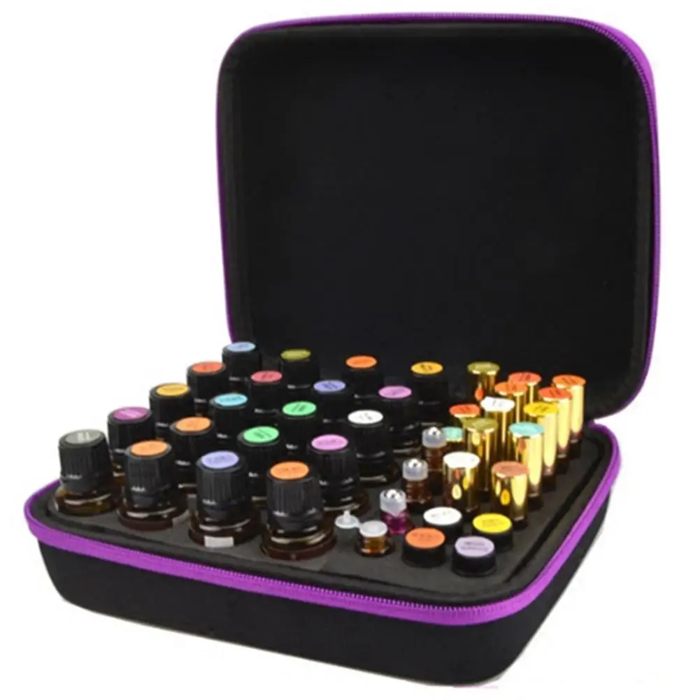 63 Compartments Storage Bag for Essential Oil Bottle EVA Portable Essential Oil Pack Storage Case
63 Compartments Storage Bag for Essential Oil Bottle EVA Portable Essential Oil Pack Storage Case