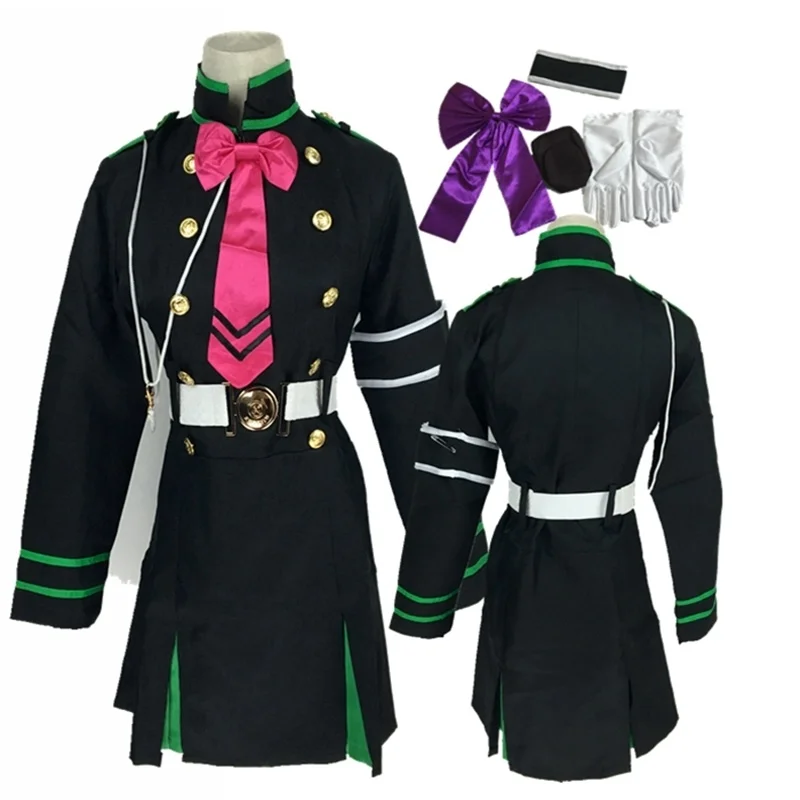 Новинка аниме Хэллоуин Вечеринка ролевая Блейка серафа из Конца Owari no Seraph Hiiragi Shinoa аниме косплей костюм платье наряд парик
Новинка аниме Хэллоуин Вечеринка ролевая Блейка серафа из Конца Owari no Seraph Hiiragi Shinoa аниме косплей костюм платье наряд парик