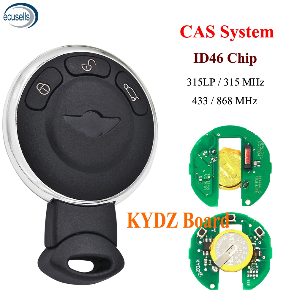 Плата KYDZ 3-кнопочная дистанционный смарт ключ-брелок CAS-система для BMW Mini Cooper 315 МГц