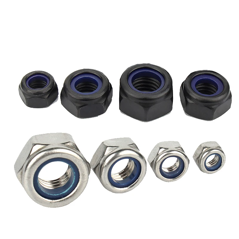 2/5/10/25pcs M2 M2.5 M3 M3.5 M4 M5 M6 M8 M10 M12 M16 304 Stainless Steel Black Nylock Nut Locknut Hex Nylon Insert Self Lock Nut
2/5/10/25pcs M2 M2.5 M3 M3.5 M4 M5 M6 M8 M10 M12 M16 304 Stainless Steel Black Nylock Nut Locknut Hex Nylon Insert Self Lock Nut