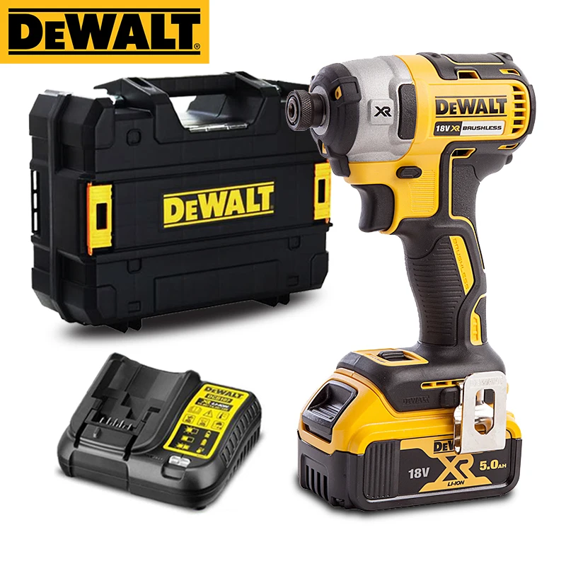 Шуруповерт DEWALT Аккумуляторный ударный с бесщеточным Мотором 18 в Нм - купить по