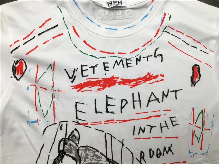 New Novelty 2021 Men VETEMENTS Elephant Graffiti T Shirts T-Shirt Hip Hop Skateboard Street Cotton T-Shirts Tee Top kenye S-XXL
New Novelty 2021 Men VETEMENTS Elephant Graffiti T Shirts T-Shirt Hip Hop Skateboard Street Cotton T-Shirts Tee Top kenye S-XXL
