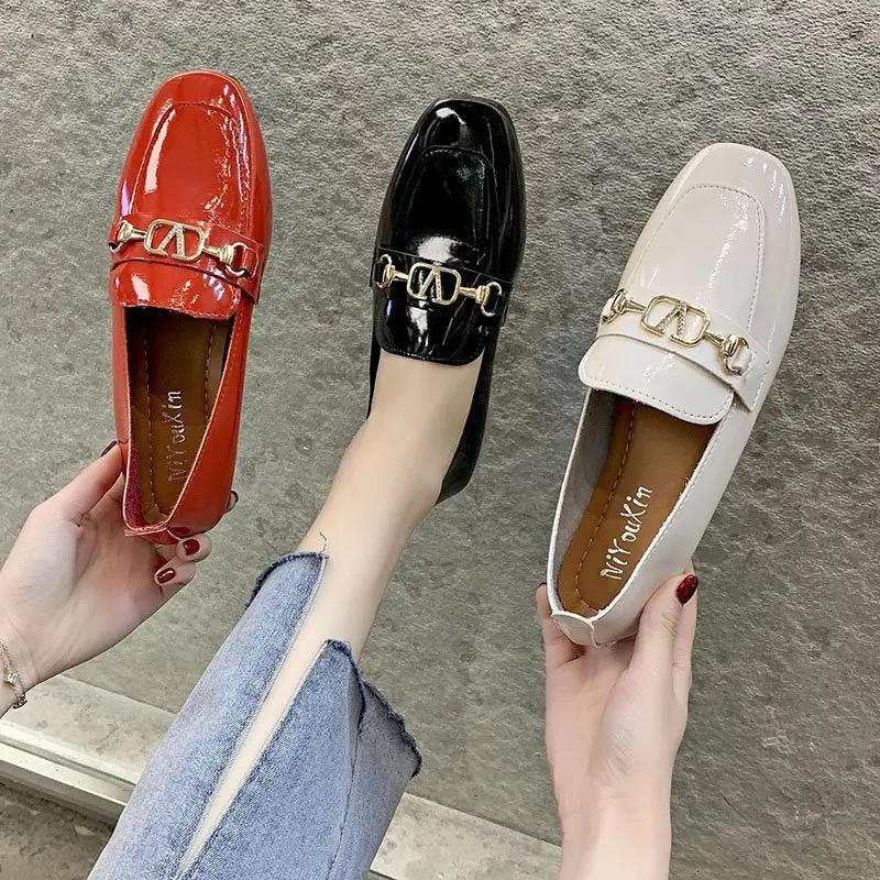 Women Shoes Flats Loafers Round Toe Metal Decor Slip-on Footwear Ladies Cozy Casual Shoes 2021 New zapatillas mujer
Women Shoes Flats Loafers Round Toe Metal Decor Slip-on Footwear Ladies Cozy Casual Shoes 2021 New zapatillas mujer