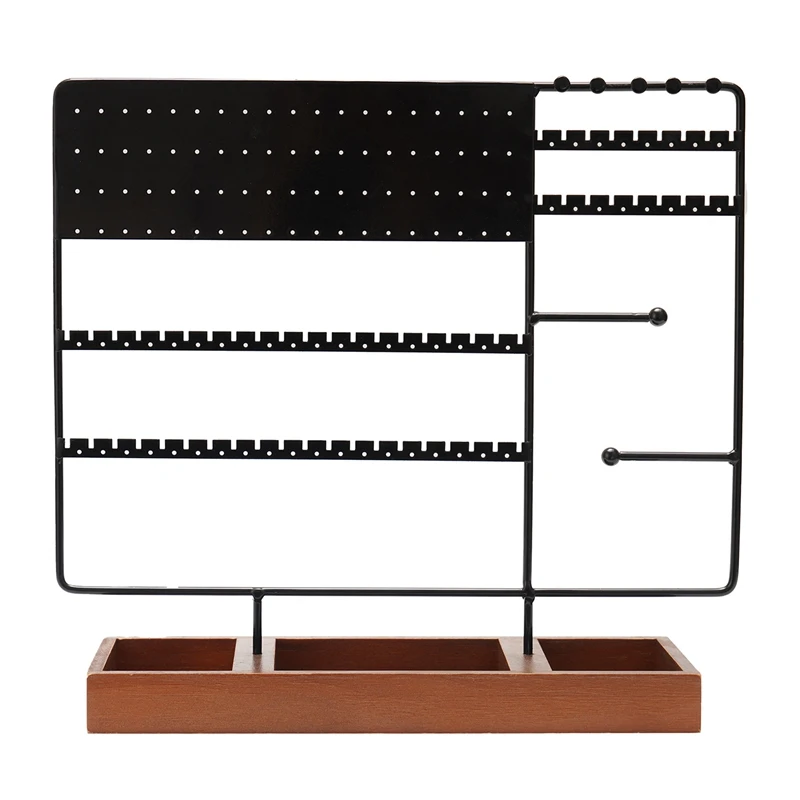 130 Holes Jewelry Stand Earring Holder Earring Organizer Ear Stud Holder Jewelry Holder Tower Rack with Tray
130 Holes Jewelry Stand Earring Holder Earring Organizer Ear Stud Holder Jewelry Holder Tower Rack with Tray