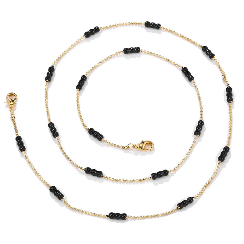 Glasses Chain Women Neutral Multi-color Optional Beads Neck Chains Eyewears Cords Eyeglass Lanyard Hold Straps High Quality 2021 
Glasses Chain Women Neutral Multi-color Optional Beads Neck Chains Eyewears Cords Eyeglass Lanyard Hold Straps High Quality 2021