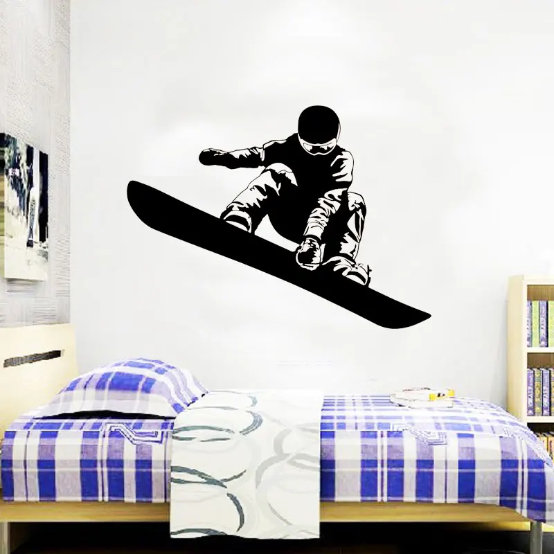 Extreme Sports Snowboarding Wall Sticker Snowboard Boy Interior Home Decor Kids Room Teens Bedroom Removable Decals Murals 4647
Extreme Sports Snowboarding Wall Sticker Snowboard Boy Interior Home Decor Kids Room Teens Bedroom Removable Decals Murals 4647