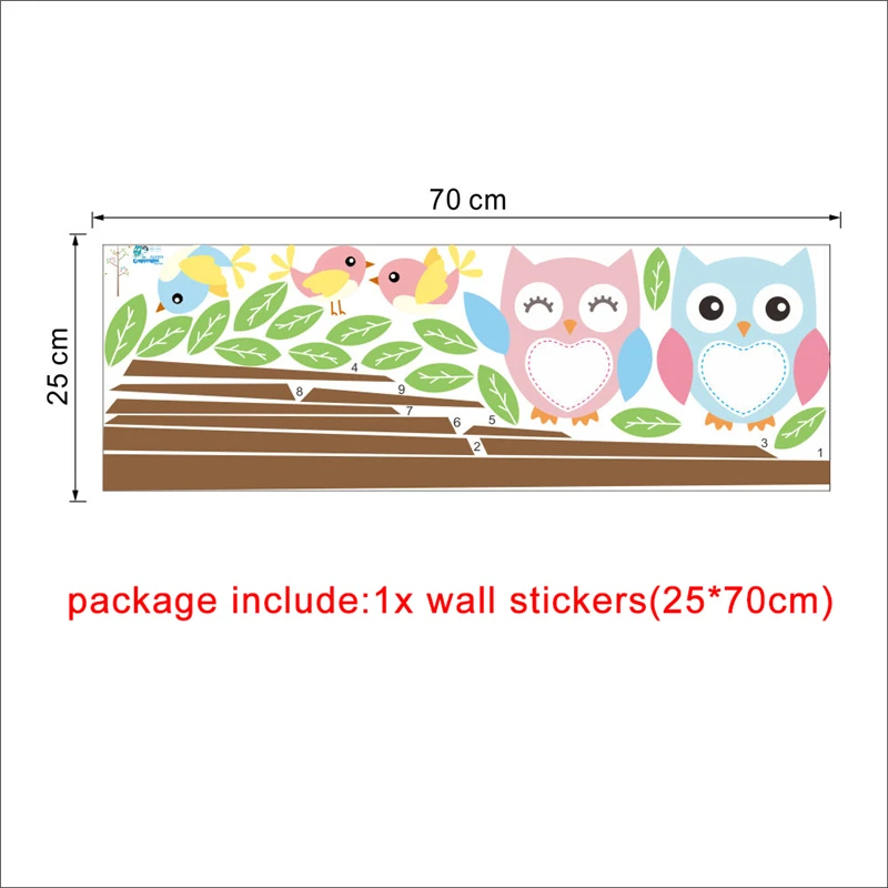 Cute Owlet On Tree Branch Wall Stickers For Kids Room Home Decor Diy Birds Wall Mural Art Pvc Decals
Cute Owlet On Tree Branch Wall Stickers For Kids Room Home Decor Diy Birds Wall Mural Art Pvc Decals