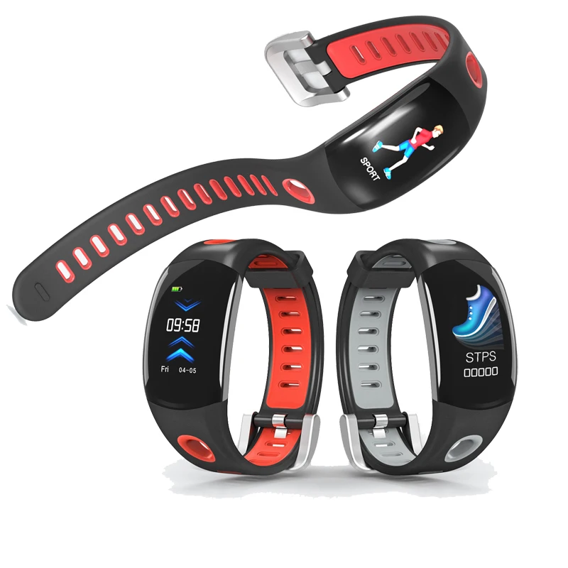 Фитнес-трекер с пульсометром и шагомером, IP68 
Фитнес-трекер с пульсометром и шагомером, IP68