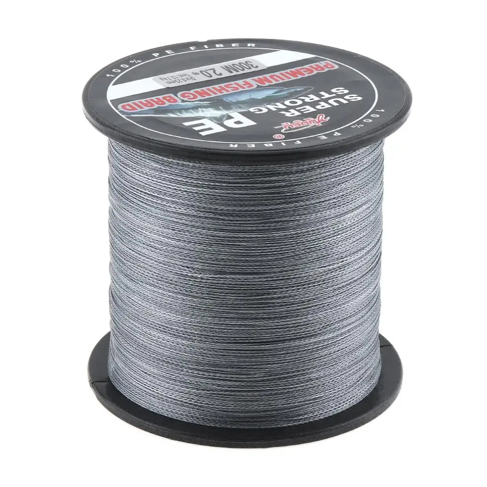 300M 330Yards Gray PE Braided Fishing Line 4 Strands 18 28 40 50 70 80 90LB Multifilament | Спорт и развлечения