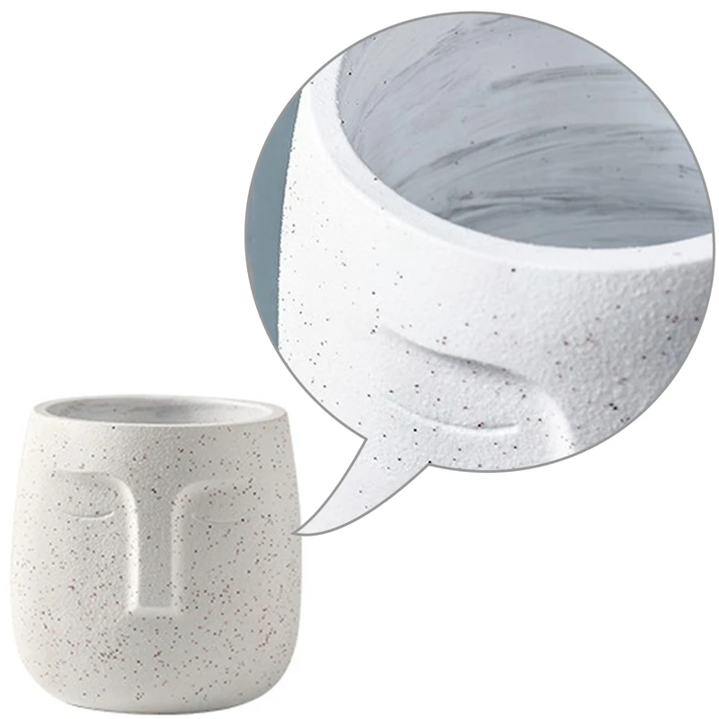 European Style Creative Human Face Flower Pot Vase Concrete Clay Molds for Home Decoration Decor Living Room Planter Ornaments
European Style Creative Human Face Flower Pot Vase Concrete Clay Molds for Home Decoration Decor Living Room Planter Ornaments