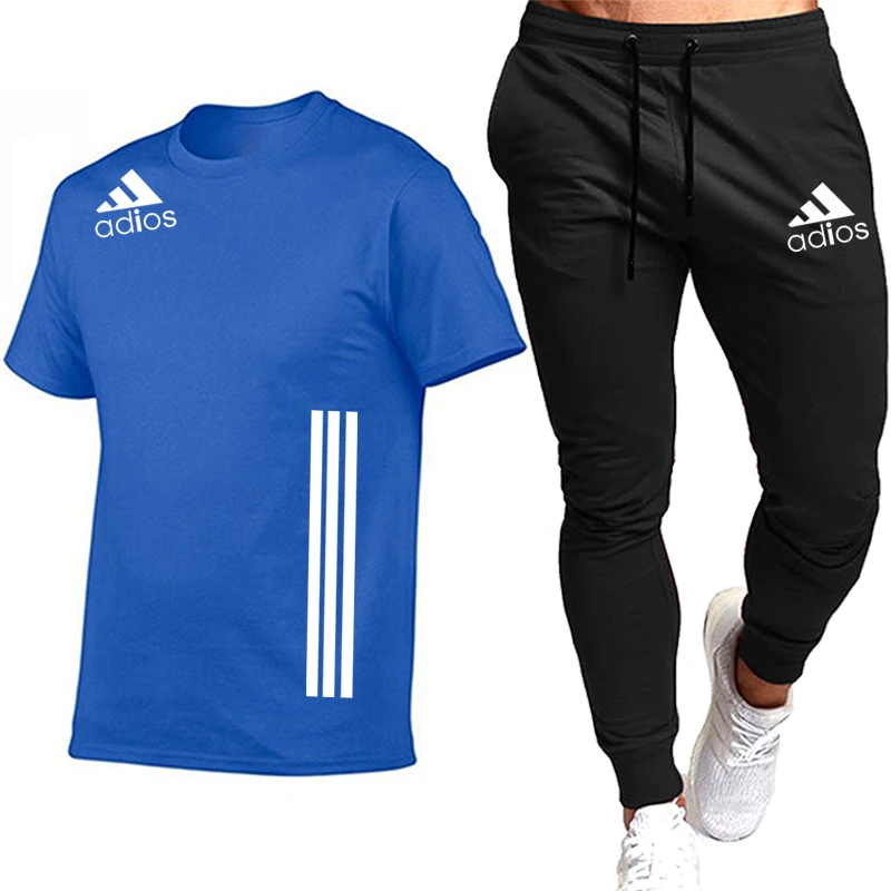 2021 Summer Men's Cotton Round Neck Short Sleeve T-Shirt +Lace Trousers Sportswear Fashion Suit Breathable S-3XL
2021 Summer Men's Cotton Round Neck Short Sleeve T-Shirt +Lace Trousers Sportswear Fashion Suit Breathable S-3XL