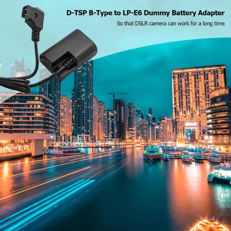 Power Supply Dummy Battery Video/Astronomical Shooting Delayed Exposure D-TSP B-Type to LP-E6 Adapter DC Coupler for Canon | Электроника