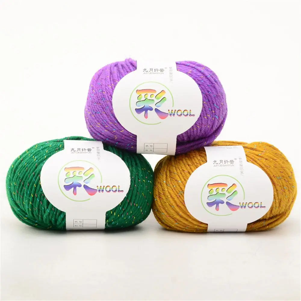 4ply Fluffy Cotton Yarn Soft Gold Line Crochet Knitting Acrylic Yarn Multicolored
4ply Fluffy Cotton Yarn Soft Gold Line Crochet Knitting Acrylic Yarn Multicolored