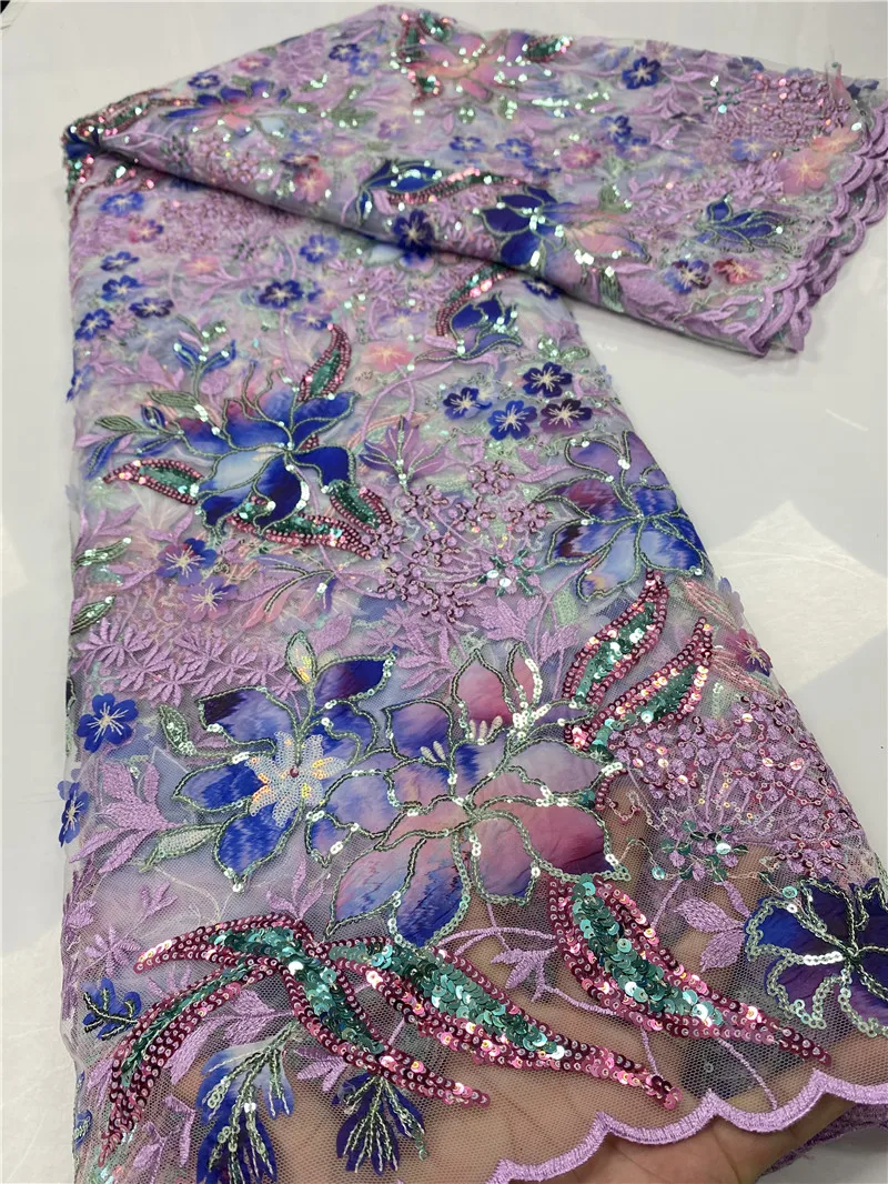 NIAI Latest African 3D Lace Fabric Blue French Tulle Lace Fabric French Net Lace Tulle Wedding Dress X3447B-2
NIAI Latest African 3D Lace Fabric Blue French Tulle Lace Fabric French Net Lace Tulle Wedding Dress X3447B-2