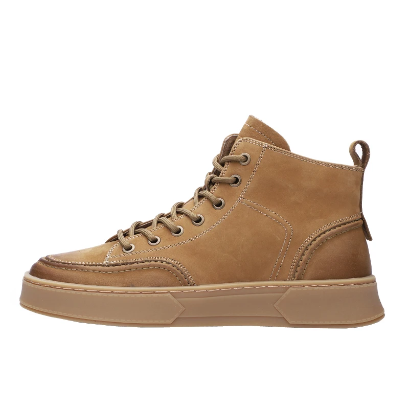 Real Leather Boots Men Non Slip Waterproof Autumn Winter Mens Shoes High-top Tooling Platform Short Boots British Army Boots Men
Real Leather Boots Men Non Slip Waterproof Autumn Winter Mens Shoes High-top Tooling Platform Short Boots British Army Boots Men