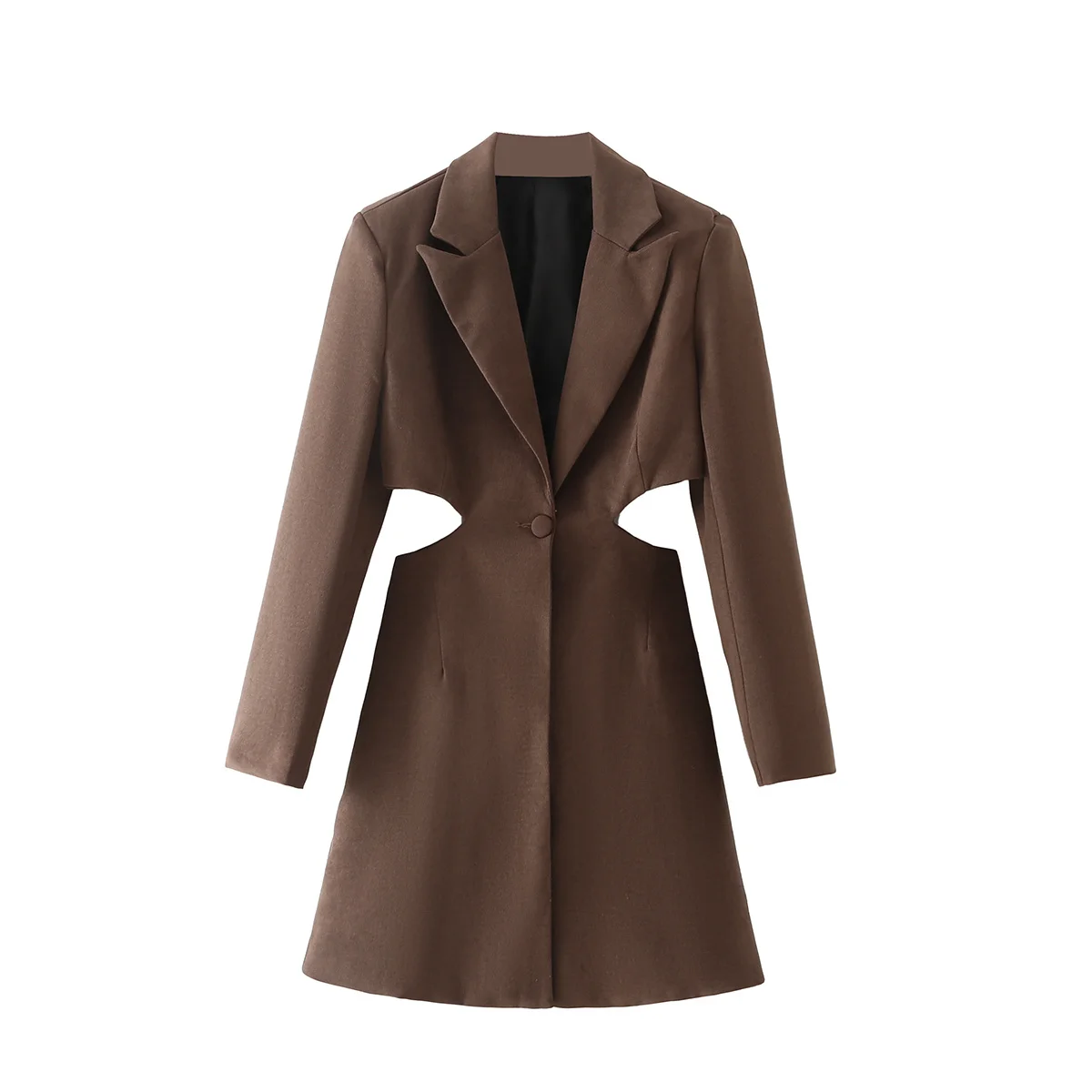 Women Cut-out Sexy Blazer Dress Long Sleeve Vintage Style Females Mini Dresses Vestidos
Women Cut-out Sexy Blazer Dress Long Sleeve Vintage Style Females Mini Dresses Vestidos