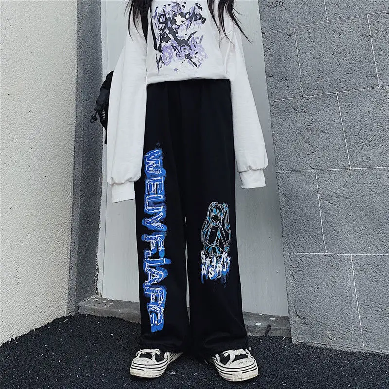 Hip Hop Wide Leg Pants Autumn Fashion 2020 Trousers Women Harajuku Print Streetwear High Street Casual Sweatpants Women
Hip Hop Wide Leg Pants Autumn Fashion 2020 Trousers Women Harajuku Print Streetwear High Street Casual Sweatpants Women